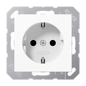 Розетка Schuko Jung A1521BFWW