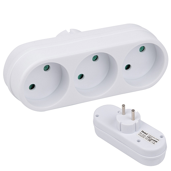 Сетевой разветвитель Uniel S-ES3-16O WHITE UL-00011231