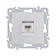 Розетка RJ45 Arte Milano 206.45-1.silver