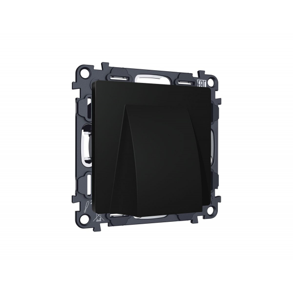 Комплект вывода кабеля с фиксатором Alfa Черный матовый Quant Ambrella Volt MA815810 (AP8158, VM238)