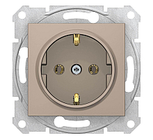 Розетка Schneider Electric Sedna с з/к без шторок 16A 250V SDN3001868