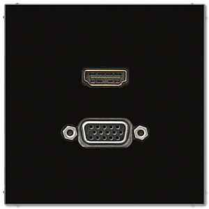 Розетка HDMI/VGA Jung MALS1173SW