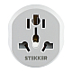 Адаптер-переходник для евровилки с/з ультраплоский Stekker ADP16-06-20W 50412