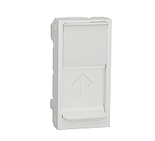 Лицевая панель RJ45 одиночная без коннектора Schneider Electric Unica Modular NU941018