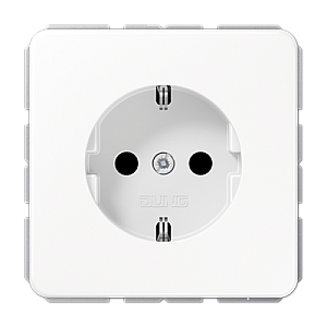 Розетка штепсельная Schuko Jung CD1520NWW