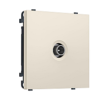 Комплект механизма TV розетки проходной SIGMA Бежевый матовый 5-1000 MHz 4dB QUANT PRO Ambrella Volt MS333030 (SP3330, PR211)