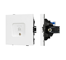 Механизм компьютерной розетки Arlight SCT-TENDO-MPC1-PL-WH (RJ-45, CAT6) 054098