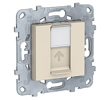 Розетка компьютерная RJ45 Schneider Electric Unica New Cat. 6 UTP NU541544