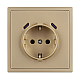 Механизм розетки с USB зарядкой Arlight SCT-NOBE-MUCC-SFPL-GD (230V, 16A) 061815