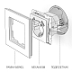 Розетка с заземлением, шторками и USBх2 Werkel W1171506 4690389164774 a050886
