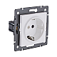 Розетка штепсельная SCHUKO 16A/250 В, белый матовый Kollinger REA-002WM для Aspekt, Eleganz, Reflex