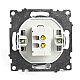 Розетка двухместная USB Stekker Катрин шоколад GLS10-7115-04 49027