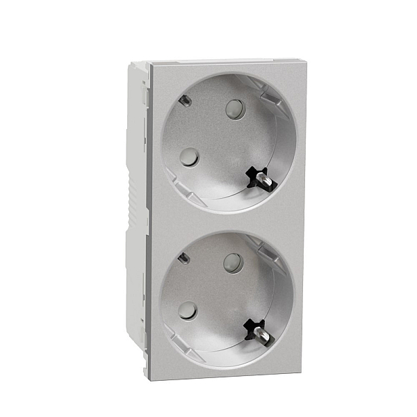 Розетка со шторками Schneider Electric Unica NU306630