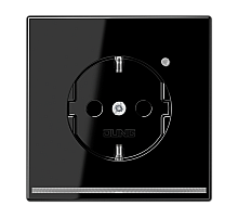 Розетка Schuko с LED подсветкой Jung LS1520-OSWLNW