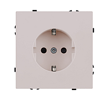 Розетка штепсельная SCHUKO 16A/250 В, кашемир матовый Kollinger Eclipse EC-014CM