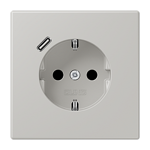 Розетка 2K+З USB Typ C Jung LC1520-18C205