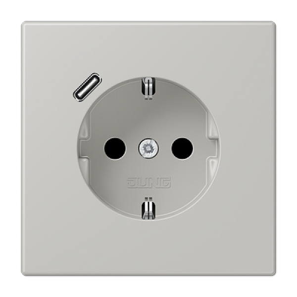 Розетка 2K+З USB Typ C Jung LC1520-18C205