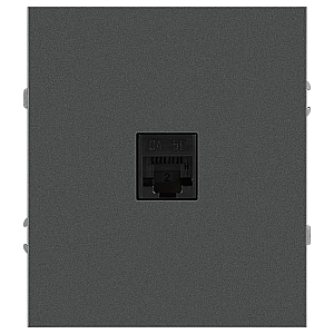 Розетка Эра Arktik 16-3107-06 информационная RJ45 графит Б0070479