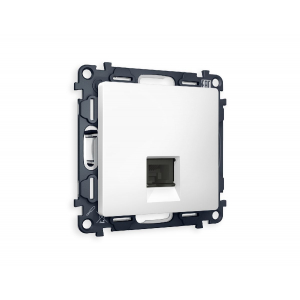 Комплект механизма компьютерной розетки RJ-45(8P8C) CAT6 со шторкой Ambrella Volt Alfa MA132010