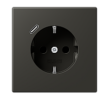 Розетка 2K+З USB Typ C Jung LC1520-18C259