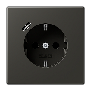 Розетка 2K+З USB Typ C Jung LC1520-18C259
