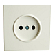 Розетка 2P Stekker Эмили со шторками белый фарфор RST16-5109-01 49876