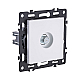 Розетка TV, белый Kollinger Asthetik AS-020WH