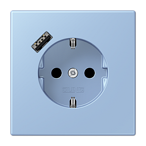 Розетка 2K+З USB Typ A Jung LC1520-18A207