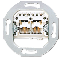 Розетка телефонная Jung UAE2X8UPO