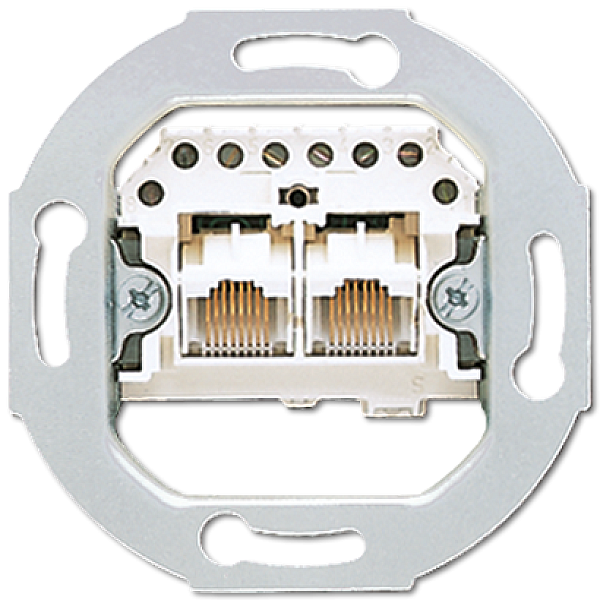 Розетка телефонная Jung UAE2X8UPO