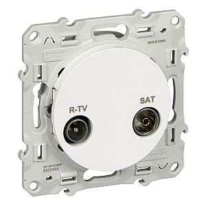 Розетка R-TV/SAT Schneider Electric Odace S52R454