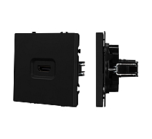Розетка HDMI софт-тач черный оникс Arlight SCT-MHD1-SFPL-BK 061841(1)