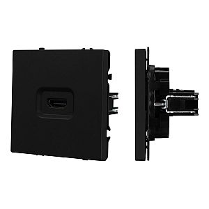 Розетка HDMI софт-тач черный оникс Arlight SCT-MHD1-SFPL-BK 061841(1)
