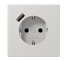 Розетка 2K+З USB Typ A Jung LS1520-18ALG