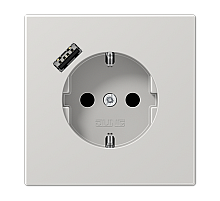 Розетка 2K+З USB Typ A Jung LS1520-18ALG