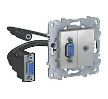 Розетка компьютерная VGA Schneider Electric Unica New NU593230