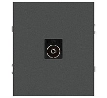 Розетка Эра Arktik 16-3101-06 TV одиночная графит Б0070469