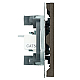 Розетка TV + компьютерная RJ-45 (механизм), Stekker Эмили, RST00-5106-09, антрацит, soft touch 49924