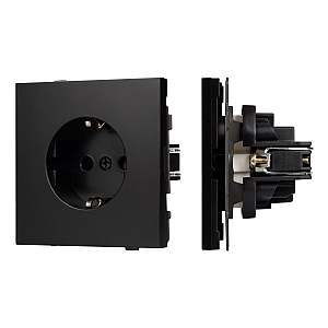 Механизм электрической розетки Arlight SCT-TENDO-MEU1-PL-BK (230V, 16A) 054079