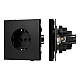 Механизм электрической розетки Arlight SCT-TENDO-MEU1-PL-BK (230V, 16A) 054079