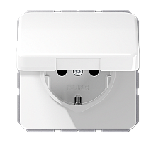 Розетка штепсельная Schuko Jung CD1520BFKLWW