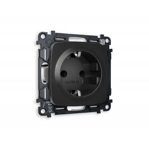 Комплект механизма розетки с/з cо шторками Ambrella Volt Omega MO807010