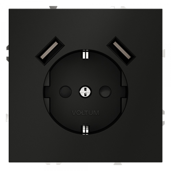 Розетка с USB, А+А Voltum S70 VLS040408 Розетка с USB, А+А Voltum S70 VLS040408
