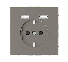 Розетка компьютерная USBx2 Schneider Electric Merten D-Life MTN2366-6050