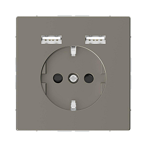 Розетка компьютерная USBx2 Schneider Electric Merten D-Life MTN2366-6050