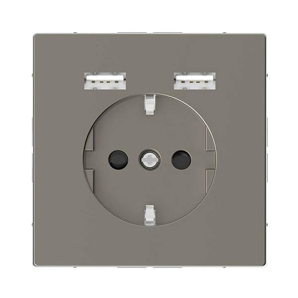 Розетка компьютерная USBx2 Schneider Electric Merten D-Life MTN2366-6050