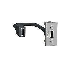Розетка компьютерная HDMI Schneider Electric Unica New Modular NU343030