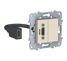 Розетка компьютерная HDMI Schneider Electric Unica New NU543044