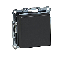 Розетка Schneider Electric Merten System M с крышкой MTN2311-0414