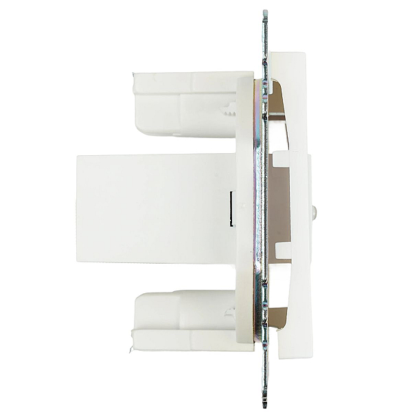 Розетка 2хUSB Stekker Катрин белый GLS10-7115-01 39686